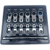 12PC METRATCT Crowfoot Wrench Set