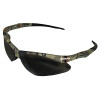 V30 Nemesis Safety Glasses, Smoke, Polycarbonate Lens, Anti-Fog, Camouflage Frame/Temples, Nylon
