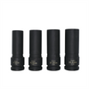 4pc 1/2in Drive 1/2 Size  Thin Wall Lug Nut Socke