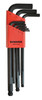 Bondhus Corporation BHS-10999 1.5mm, 2mm, 2.5mm, 3mm, 4mm, 5mm, 6mm, 8mm, 10mm  Long  ProGuard finish delivers superior corrosion protection  Ball End inserts into screw at a 25 angle  Ball End saves time by quickly funneling  tool into screw  25