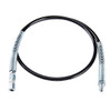 ATD Tools ATD-8247 Replacement grease gun hose for battery powered grease guns  Fitted grease coupler on one end  1/8 NPT (M) coupler hose end x 7/16 - 28 UNEF (M) gun hose end  (2) additional adapters included to convert 7/16-28 (M) hose end to 1/8