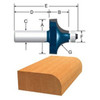 Bosch Power Tools BPT-85294-M ROUTER BIT 1/4 ROUNDOVER 1/4 SHK BIT W/BB CT