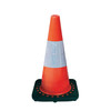 SAS Safety SAS-7501-18 Traffic Safety Cone with Reflective Bar, Orange, 18-Inch