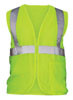 SAS Safety SAS-690-1108 Hi-Viz Class-2 Flame Retardant Safety Vest, Medium, Yellow