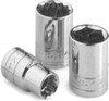 SK Hand Tool SKT-40320 1/2" Dr STD 12 Pt Socket Chrome, 20mm