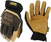 MECHNX Leather FastFit Gloves – X-Large, Brown/Black