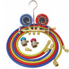 ATD Tools ATD-3694 Dual Brass Deluxe A/C Manifold Gauge Set