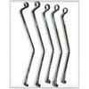 VIM Tools VIM-BB500 BRAKE BLEEDER WRENCH SET 7MM, 8MM, 9MM, 10MM & 11MM HEX Angles are designed to access bleeder screws without Removing the wheels. Double bends for easy access True size hex openings for tight fit Drop forged quality Satin chrome