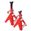 Sunex Tools SUU-1006C Used in pairs for supporting automotive vehicles after lifting  Four legged steel base with pads for stability.  Ductile iron support column with ratchet teeth provides multiple height positions.  Self-Locking handle and pawl