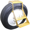 Unique Truck UNQ-5500 The Big Truck Tire Step provides safe maintenance on 18-wheelers, and most medium sized trucks.   The Standard Two-Step tire step is approximately 18 from the ground to the first step when on a tire.   The Two-Step tire step