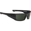 SPY Optic SPY-672052973863 Frame Color: Soft Matte Black  Lens Color: HD Plus Gray Green   Plain, simple, and badass, the Dirk looks so tough it broke the mold. Available in polarized and ANSI styles, it features SPYs detail- and mood-boosting Happy