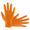 SAS Safety SAS-66474 Powder-free exam grade nitril  Patent Pending 3D Cube Grip  High-visibility orange color  Exceptional chemical and puncture resistance  Maximum comfort allows for extended wear