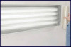 RBL Products, Inc. RBL-435 Eliminates the labored cleaning method of glass cleaner, razor blade and rags!  Temperature resistance up to 200F (93.3C).  Fast, accurate and economical!  Preserves booth lighting without distortion or deflection  At end