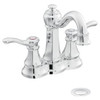 CSI 6301 Moen Vestige Two-Handle Lavatory Faucet with Drain Assembly, Chrome