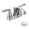 6610 Chrome two-handle bathroom faucet Chrome