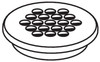 CSI 125752 Moen Part Grid Drain Cover, Chrome