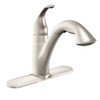 CSI 7545SRS Moen Camerist One-Handle Low Arc Pullout Kitchen Faucet, Spot Resist Stainless