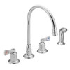8242 Chrome two-handle kitchen faucet Chrome