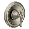 CSI T3111BN Moen -3570 Kingsley Moentrol Valve Trim Kit with Lever Handle and Valve, Brushed Nickel