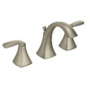 CSI T6905BN Moen Voss Two-Handle High-Arc Widespread Bathroom Faucet without Valve, Brushed Nickel