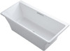 Kohler K-819-F62-0 Kohler Rêve Cast Iron Bath W/Float Base
