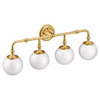 Moen MYB0564BG *CVR* BRUSHED GOLD FOUR GLOBE BATH
