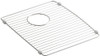 Kohler K-6121-ST Kohler Deerfield Bottom Basin Rack, Left