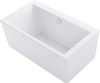 Kohler K-24010-0 Kohler Stargaze Fs 60 Bath W/Straight Apron