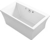Kohler K-24019-GHW-0 Kohler Stargaze Fs 60 Bbm Bath Fluted Apron