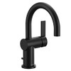 Moen M6221BL MATTE BLACK ONE-HANDLE HIGH ARC BATHROOM FAUCET