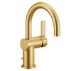 Moen M6221BG BRUSHED GOLD ONE-HANDLE HIGH ARC BATHROOM FAUCET