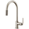 Delta D63044LFSS California Energy Commission Registered California Energy Commission Registered Lead Law Compliant LITZE: PULL-DOWN FAUCET WITH ARC SPOUT AND INDUSTRIAL HANDLE