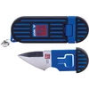 Sunex Stinger Keychain - Knife Sting CKR D2 58HRC Satin 1in Trad Nylon Red Black Box