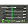 VIM 10 PC. SLIM ANGLED RATCHETING WRENCH SET