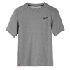 Milwaukee Tool HYBRID WORK TEE - SS GRAY L