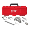 Milwaukee Tool 2" - 4" Head Attachment Kit for Milwaukee&reg; 7/8" Sectional Cable
