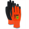 Magid Glove & Safety D-ROC HV550W Waterproof Thermal Coated Work Glove - Cut Level A4, Size 8, Medium (1 Pair)