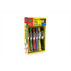 Blubird Rapid Tie Wing Rack Displayer with 48 Mix Pcs (6 Color, 8 x Pack of 2 Each Color)