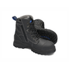 Blundstone Steel Toe Lace Up Side Zip, Water Resistant, Bump Cap, Black, AU size 10.5, US size 11.5