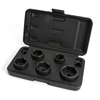 J S Products 5-Piece 3/8-Inch Drive Low Profile Oil Filter Socket Set