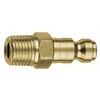 Amflo 1/4" Brass Coupler Plug with 1/4" MNPT T Style- Pack of 10