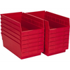 Msc Industrial Supply Shelf Bin, Red, 4 Inch x 11 5/8 Inch x 6 5/8 inch -12 Pack Msc Industrial Supply Shelf Bin, Red, 4 Inch x 11 5/8 Inch x 6 5/8 inch -12 Pack