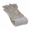 Msc Industrial Supply 5" White Head Band, Large Cotton Cut End Mop Head