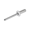 AES Industries 26544 Blind Pop Rivet with Mandrel, 1/8 in Dia x 1/2 in Grip Range, Aluminum