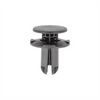 AUVECO 22253 Push-Type Fender Liner Retainer, 18 mm Dia Head x 14 mm L Stem x 8 mm Hole, Nylon, Black