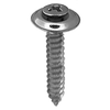 AUVECO 8 X 1 PHIL OVAL HD SEMS TAP SCREW CNTRSNK CHRM