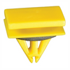 AUVECO 20756 Rocker Panel Molding Clip, (9/16 x 25/32 in Top x 5/8 x 13/16 Bottom) Head, Nylon, Yellow