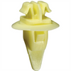 AUVECO 20429 Fender and Wheel Flare Molding Clip, 17 mm Dia Head x 17 mm L Stem, Nylon, Yellow