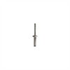 AUVECO 16838 Peel-Type Glass Stop Rivet, 1/4 in Dia x 33/64 to 19/32 in Grip Range, Aluminum Rivet/Steel Mandrel
