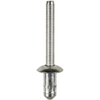 AUVECO 22023 Specialty Rivet, 1/4 in Dia x 0.11 to 0.189 in Grip Range, Steel Rivet/Steel Mandrel, Zinc